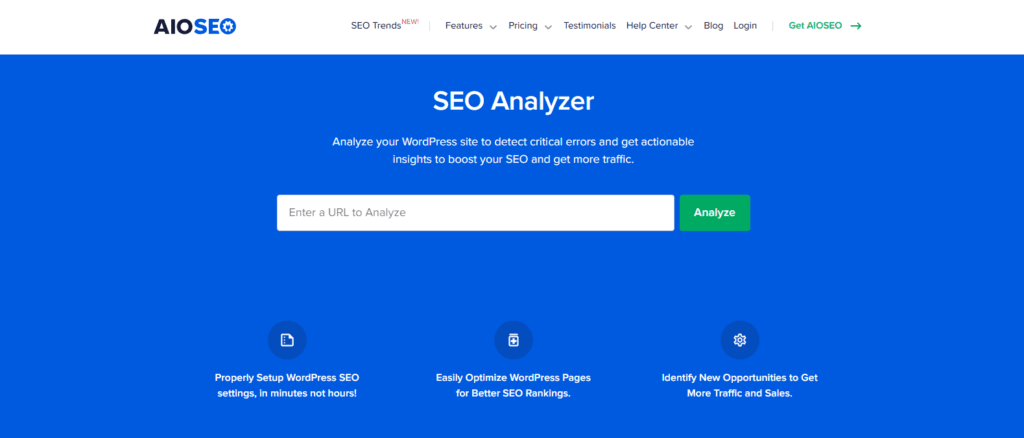 aioseo free seo analysis