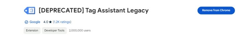 Tag Assistant Legacy