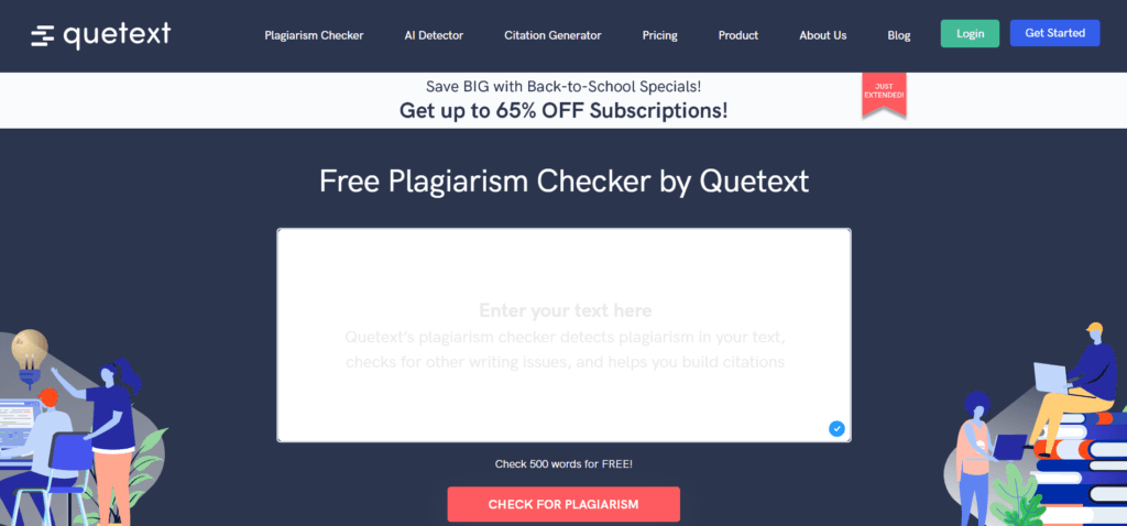 Free Plagiarism Checker by Quetext