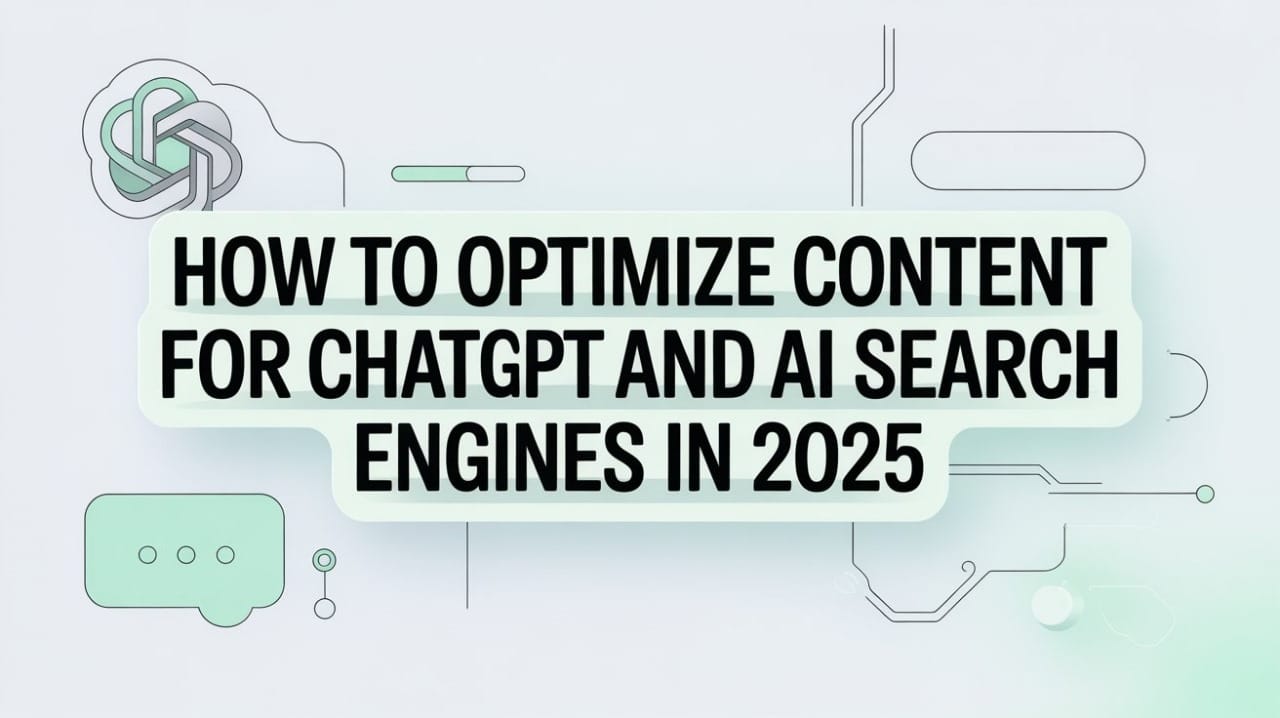 how to optimize content for chatgpt-2025-clicktots technologies